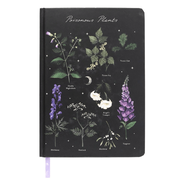 Venom and vines print A5 notebook