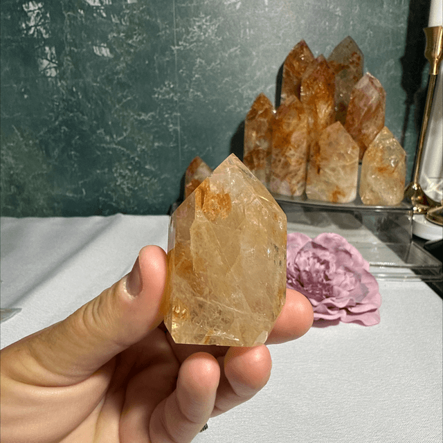 Brazilian golden healer with fire