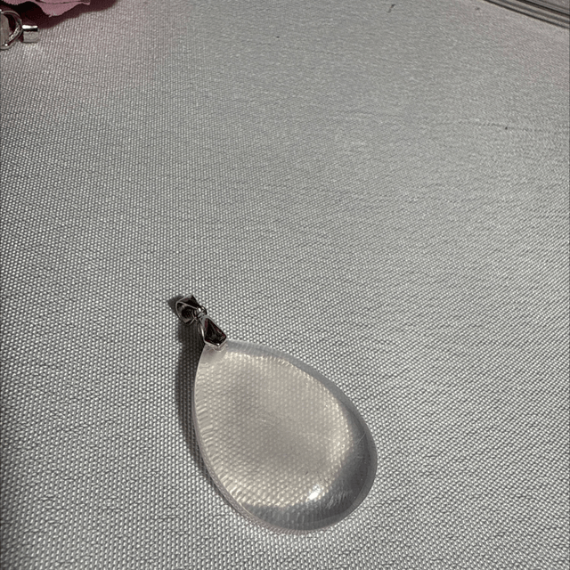 Rose quartz s925 pendant 