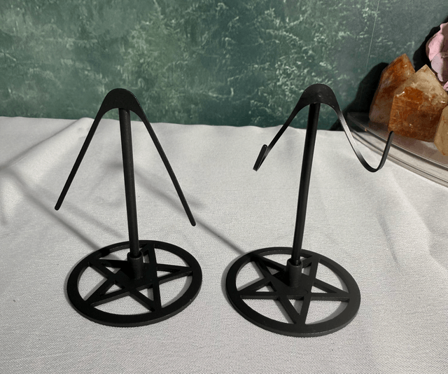 Adjustable pentagram stand