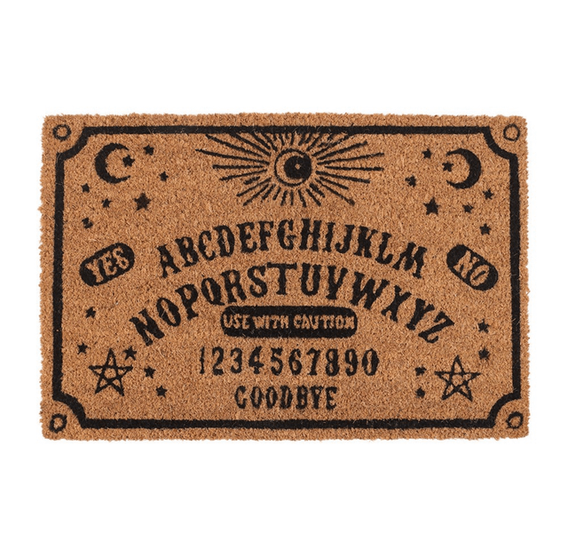 Natural talking board doormat