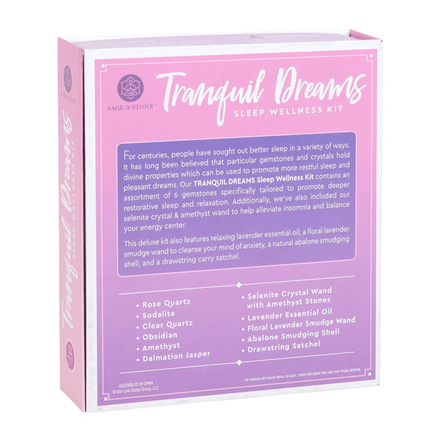 Tranquil dreams sleep wellness kit