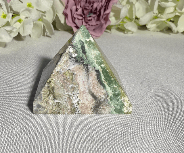Unicorn jasper pyramid 