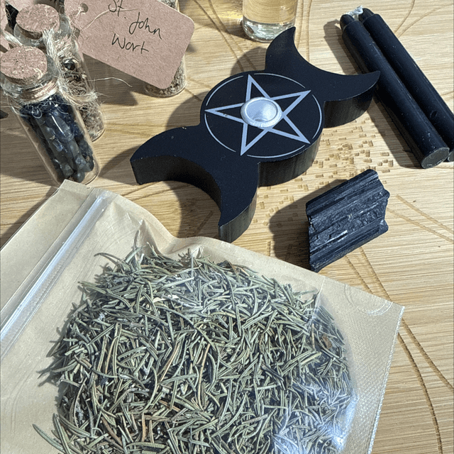 Una’s protection spell candle kit