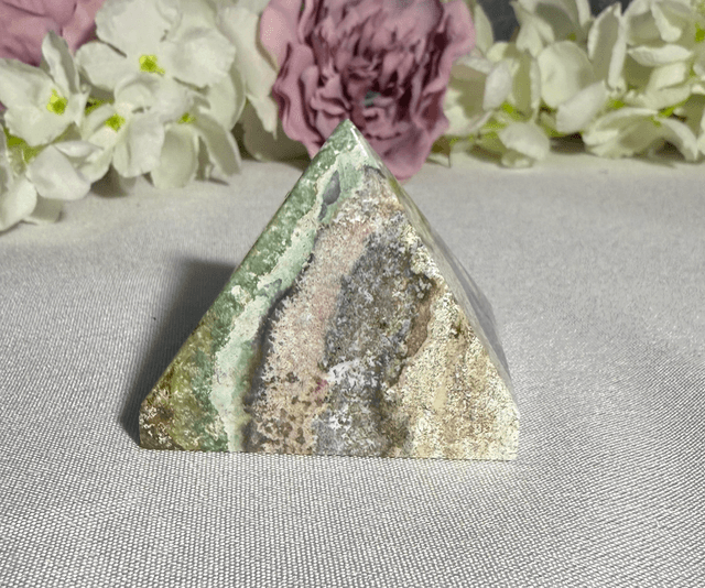 Unicorn jasper pyramid 