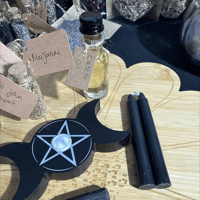 Una’s protection spell candle kit