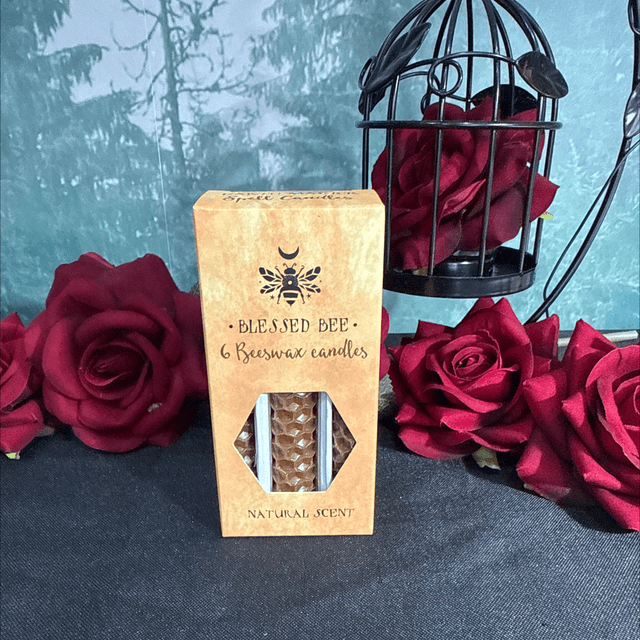 Beeswax spell candles
