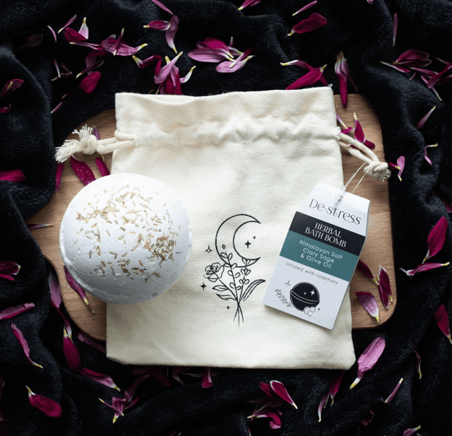 De stress herbal clary sage bath bomb