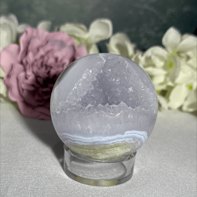 Blue lace sphere 