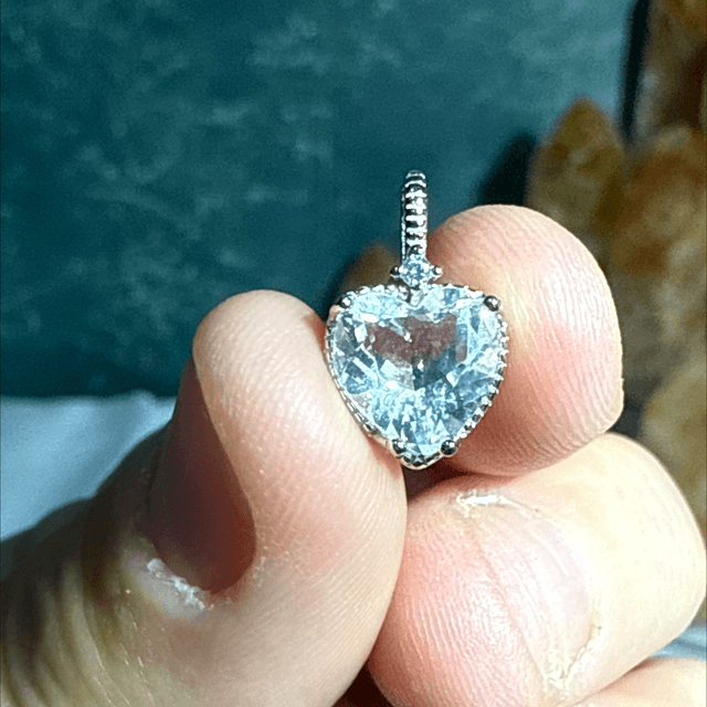 Clear quartz pendant 