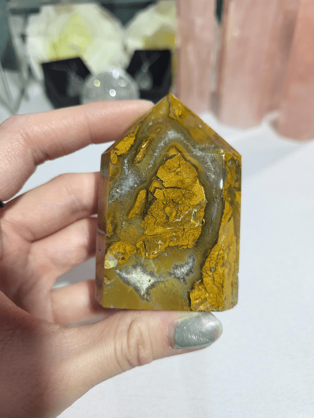 Golden agate tower