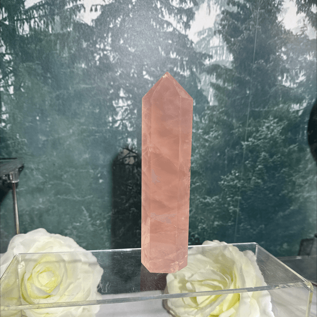 Rose Quartz Tower 416g